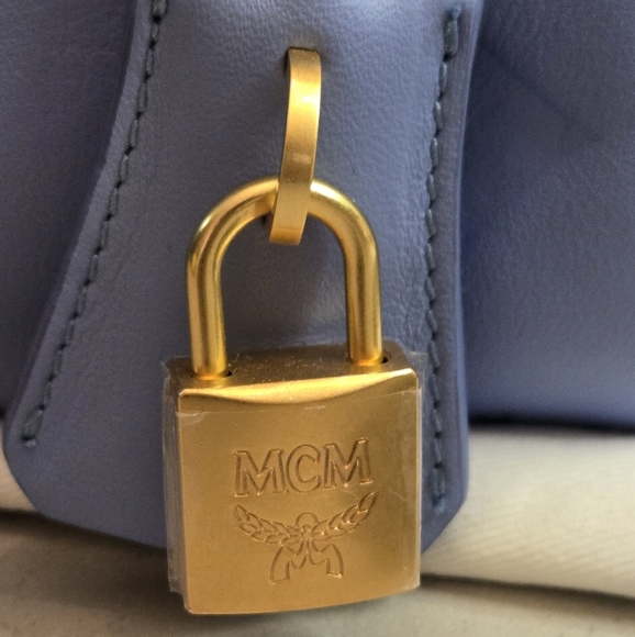 MCM Ella Mini Boston Bag NWOT - Picture 14 of 15